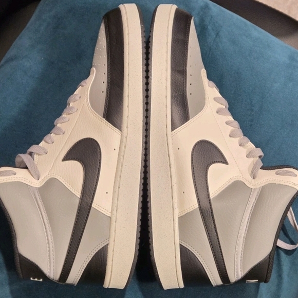 Nike Court Vision Next Nature Mid Light Smoke Grey Sail US Men's Size 11 (EUC) - Picture 7 of 16